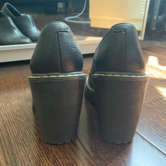 [SOLD] Doc Martens Cordelia Aunt Sally Slip-on Platform Heels size 5US 36EU - Picture 4 of 8